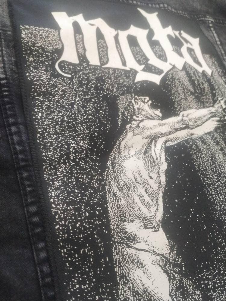 Mgła Exercises in futility big Back patch ⇹ black metal Patch ⇹ Mgla black metal Battle vest ⇹ Mgła Jacket patch - Finedaytodie