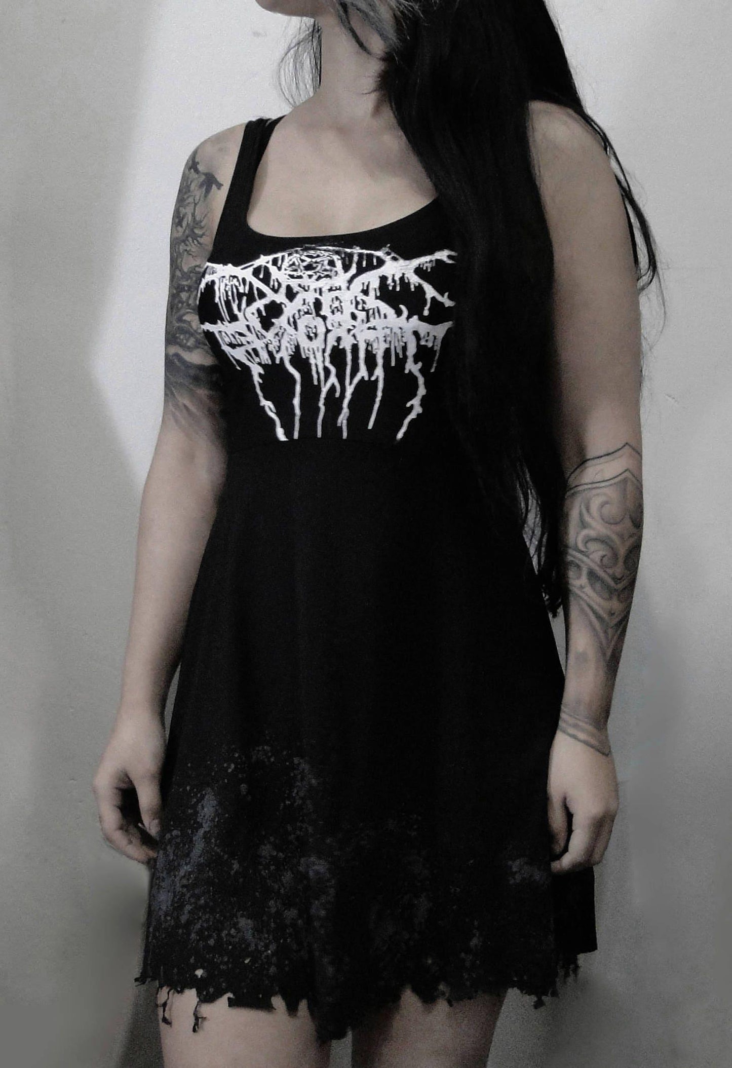 Darkthrone Dress ⇹ Handmade dress - Finedaytodie