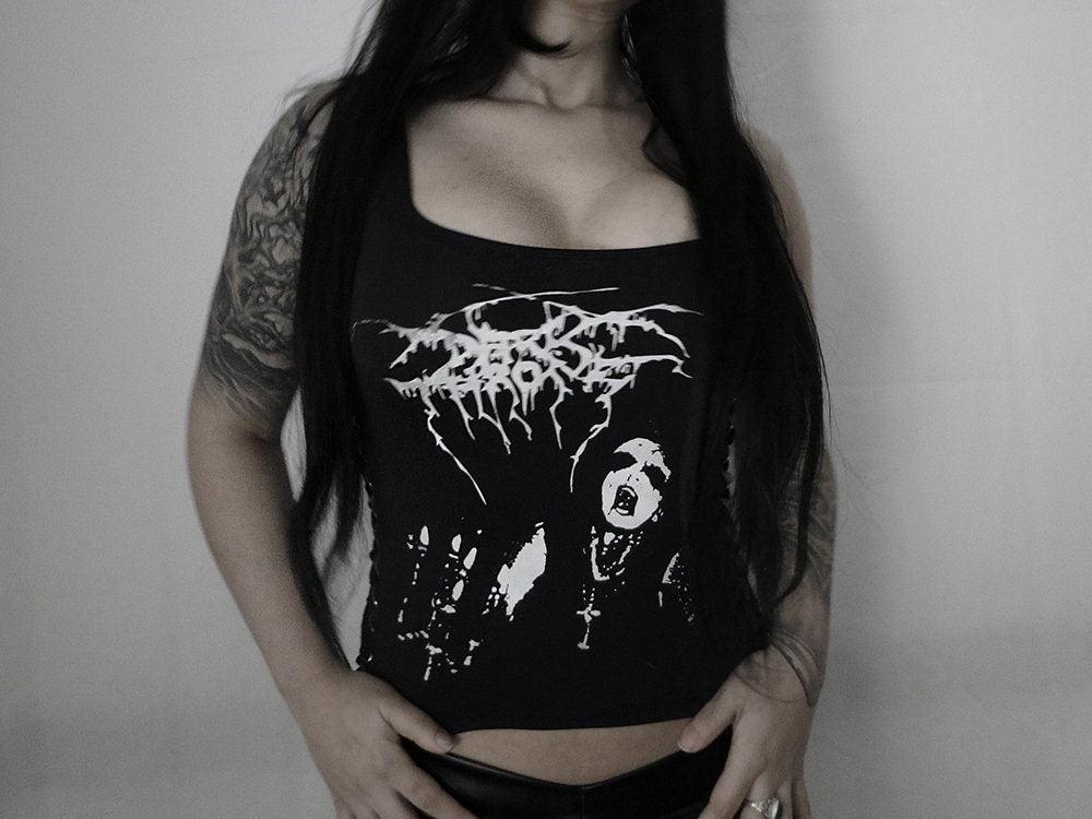 DARKTHRONE ⇹ Black metal ⇹ Lace-up Side Tank Top ⇹ Darkthrone ⇹ Transilvanian Hunger - Finedaytodie