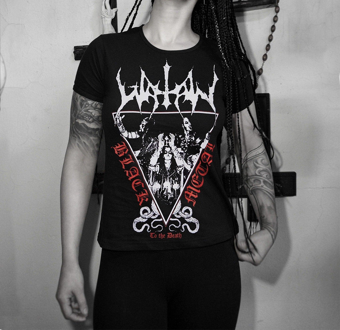 WATAIN black metal t shirt ⇹ black metal to the death ⇹ black metal tshirt - Finedaytodie