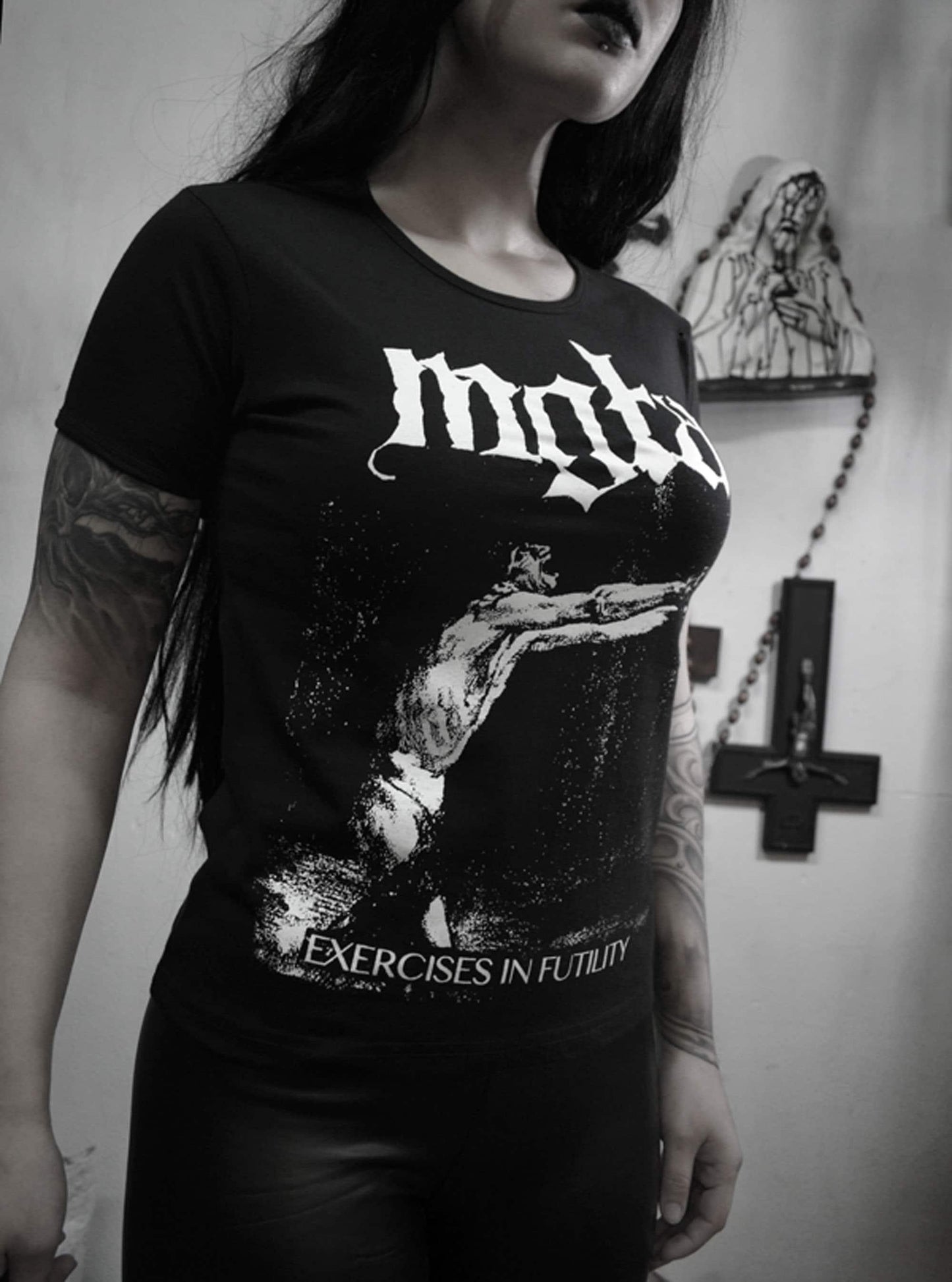 Mgła Exercises in futility t shirt ⇹ black metal tee ⇹ Mgla black metal tshirt - Finedaytodie