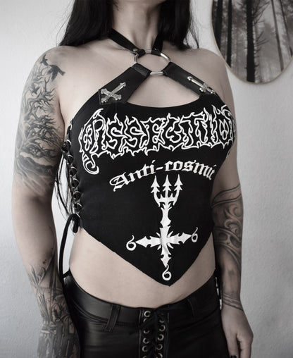 Dissection Anti-Cosmic Cropped ⇹ Black metal cropped