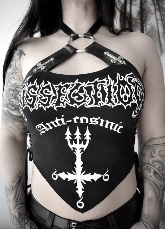 Dissection Anti-Cosmic Cropped ⇹ Black metal cropped - Finedaytodie