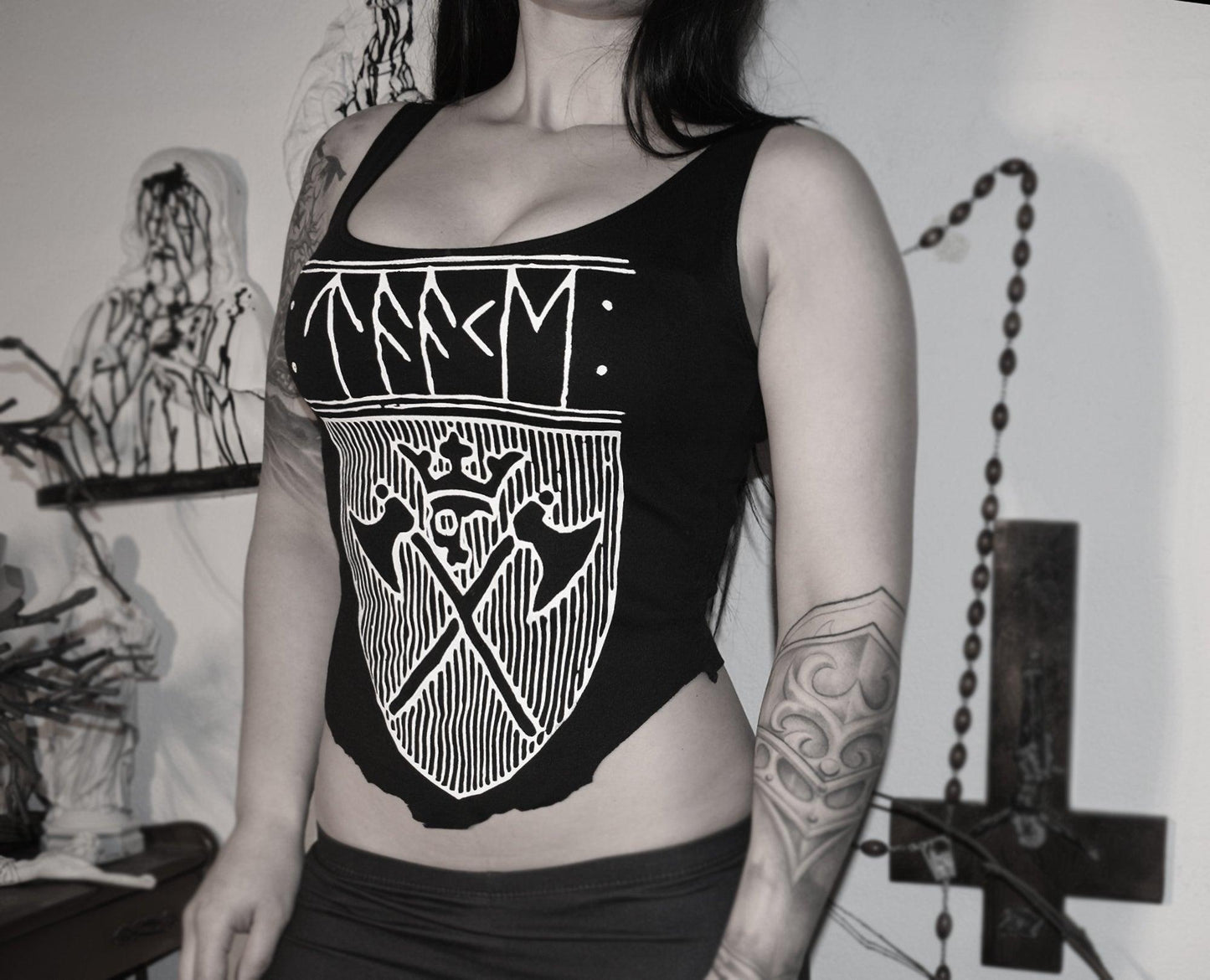 Handmade TAAKE Shield Cropped