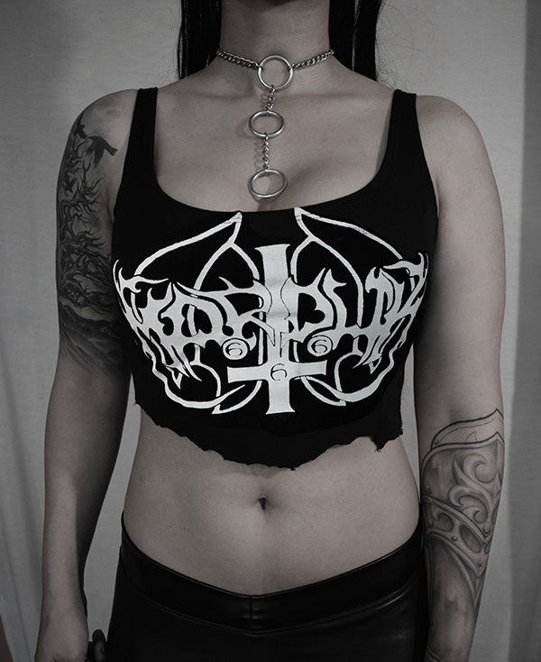 Handmade Marduk Cropped ⇹ Black metal ⇹ Marduk t shirt