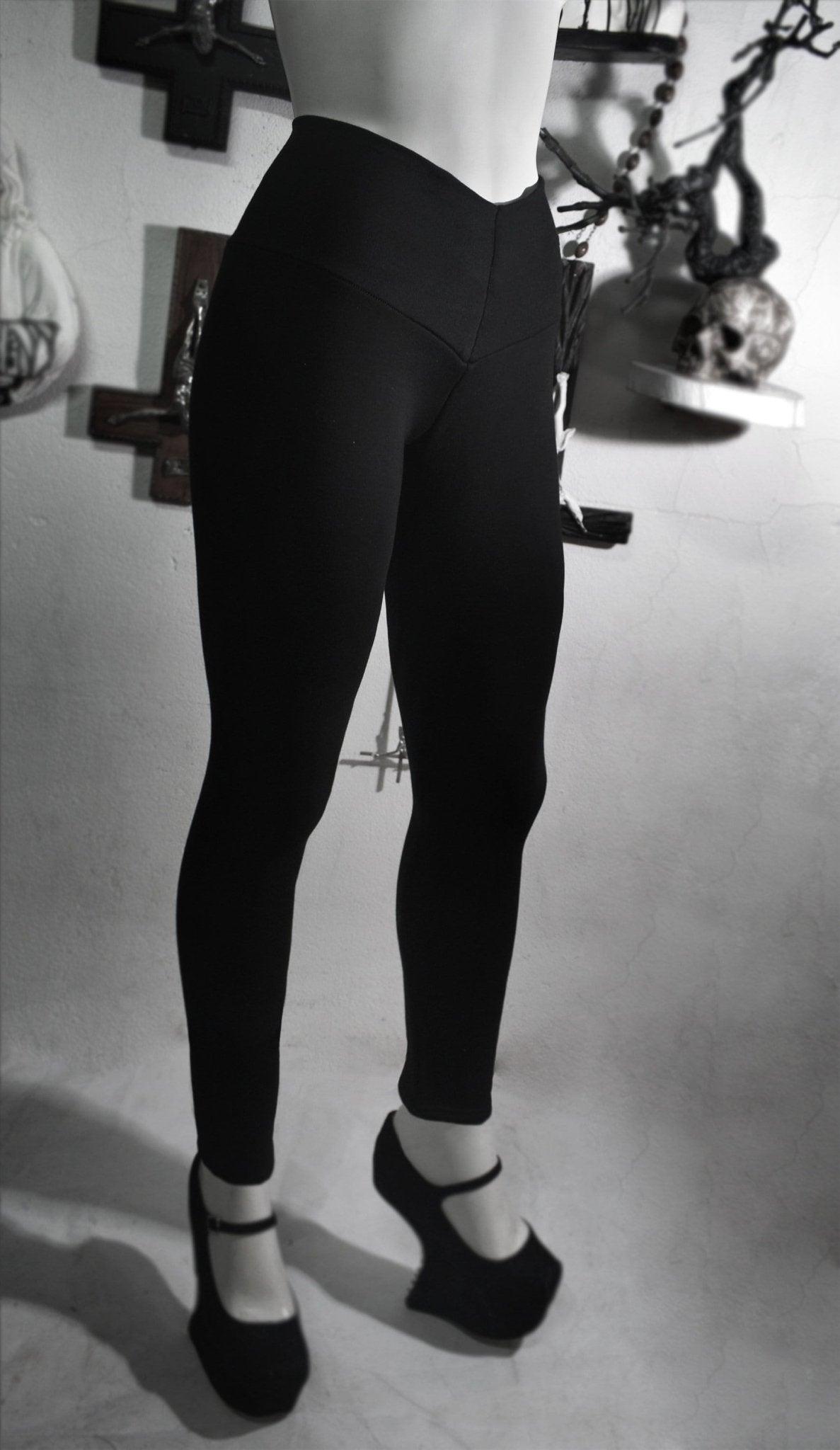 TSJUDER legging ⇹ Handmade black metal legging ⇹ Black metal pants - Finedaytodie