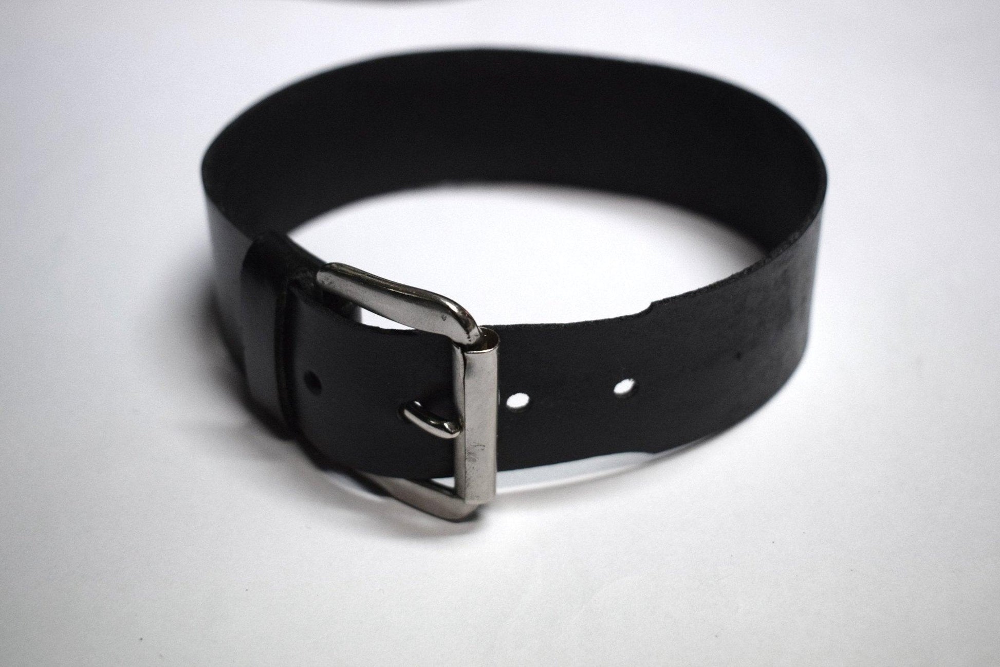 Lucifer sigil faux leather choker Satanic inverted cross Sigil Of Leviathan necklace Antichrist crucifix - Finedaytodie