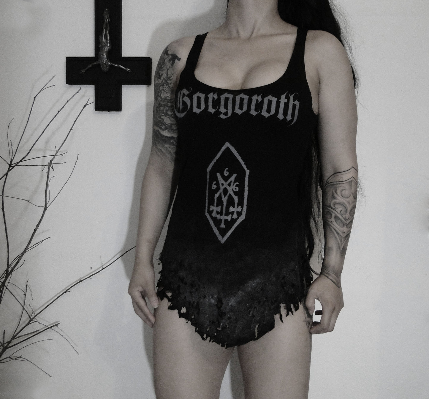 Gorgoroth Destroyed tank top ⇹ Handmade shirt