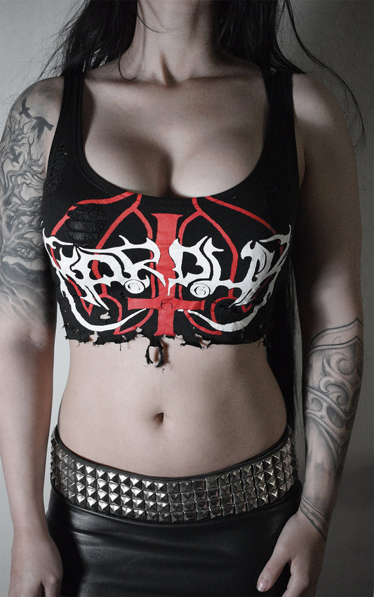 Handmade Marduk Cropped ⇹ Black metal ⇹ Marduk t shirt