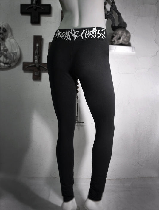 Rotting Christ ⇹ Bathory ⇹ Burzum ⇹  Handmade black metal legging ⇹ Black metal pants