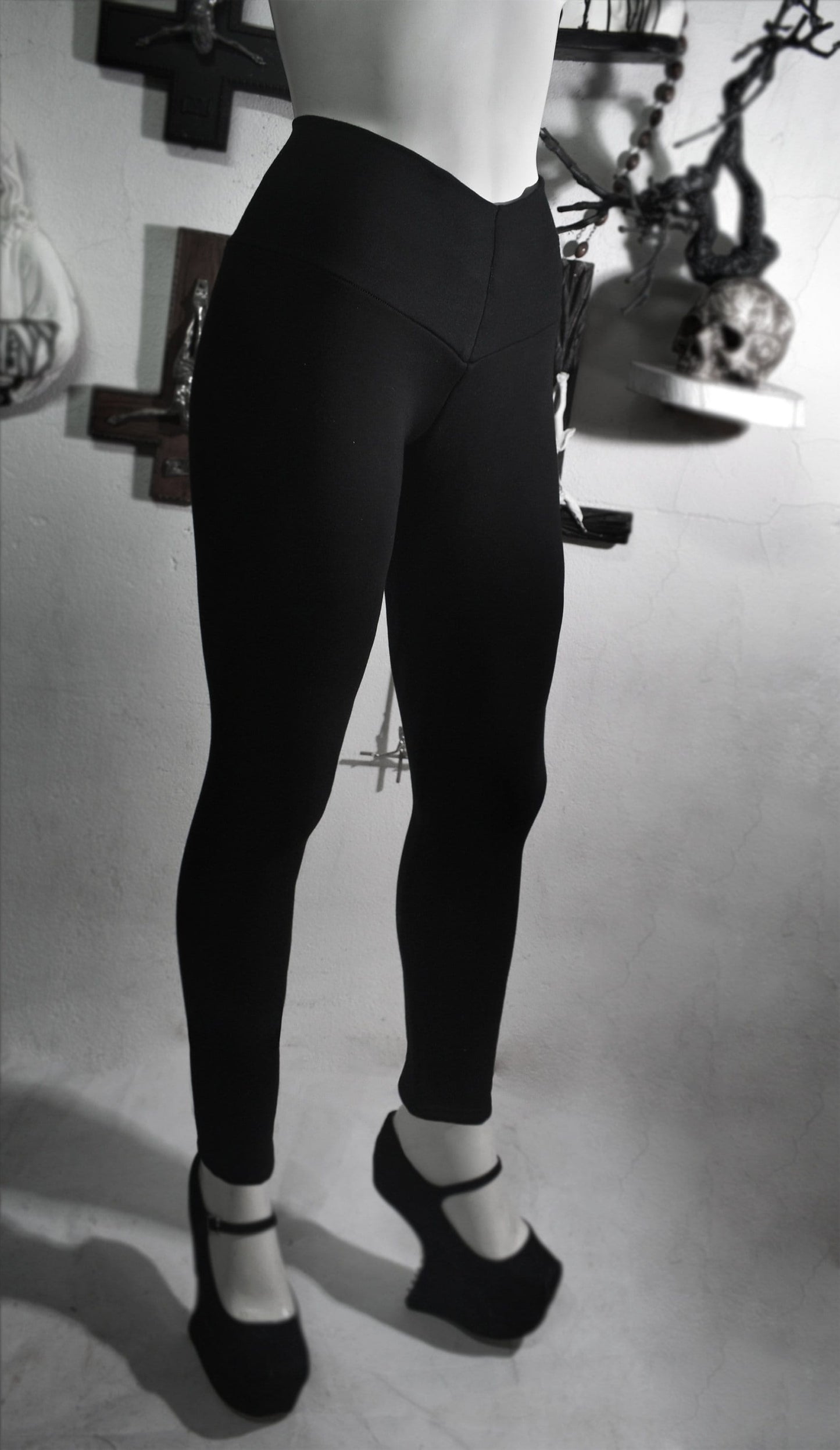 TSJUDER legging ⇹ Handmade black metal legging ⇹ Black metal pants